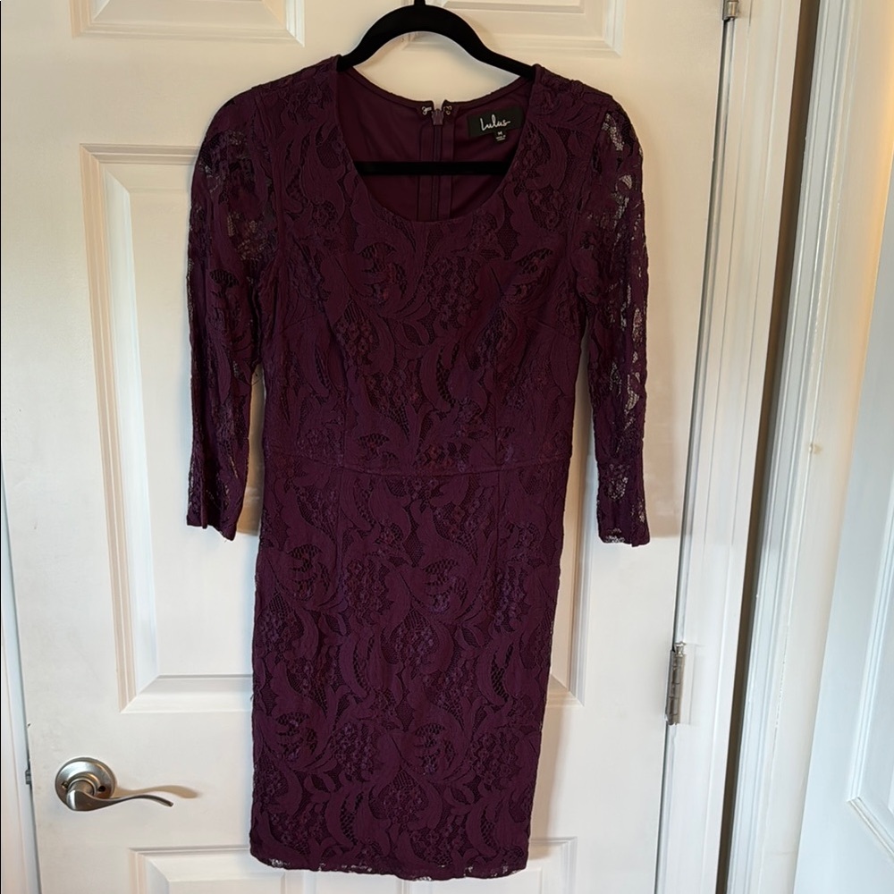 Lulu's Purple Lace Dress